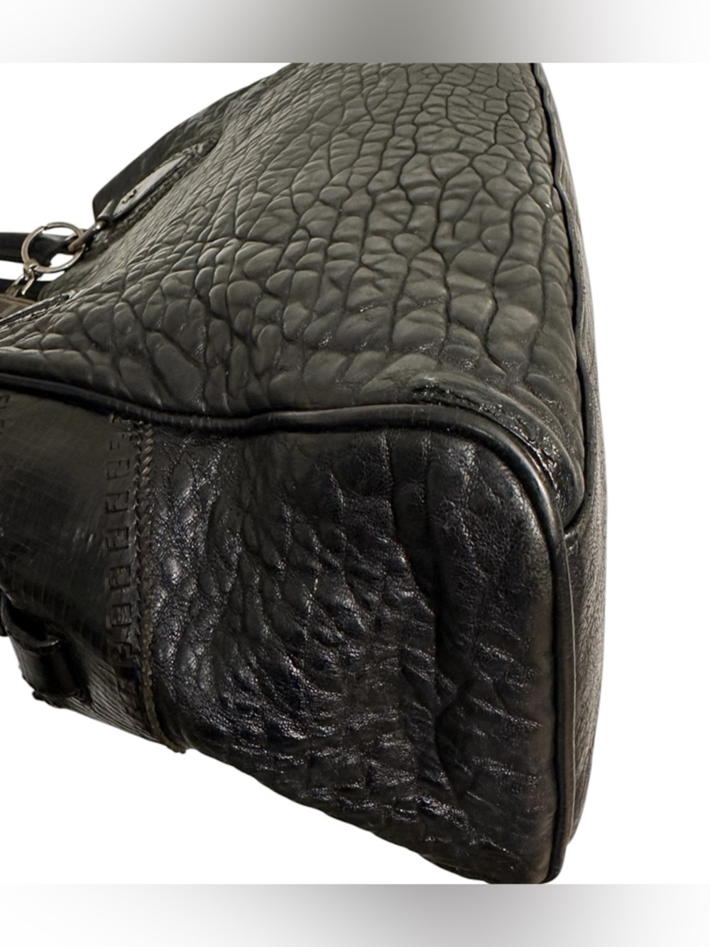 Fendi Du Jour Pebbled Leather Shoulder Bag - Picture 9 of 15